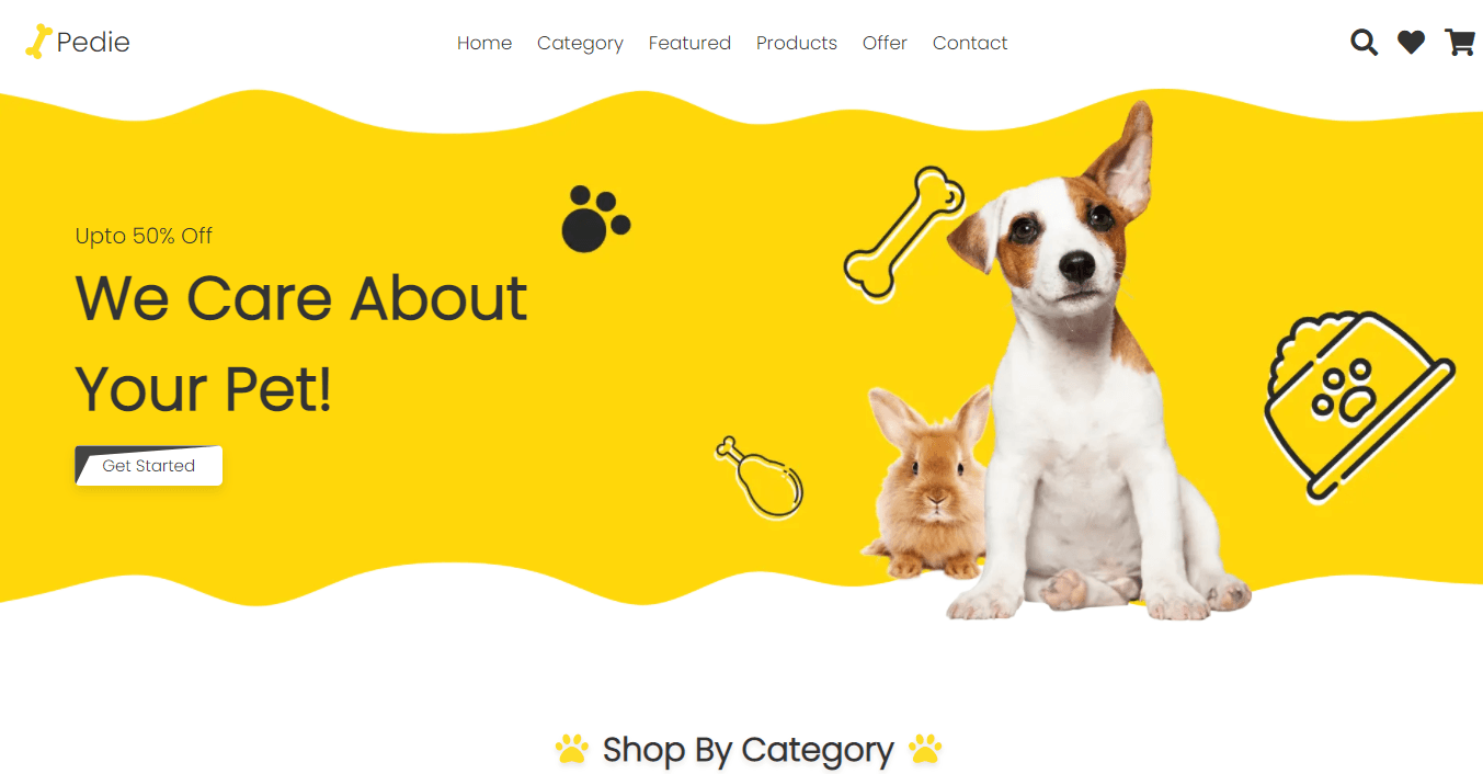 Website Petshop